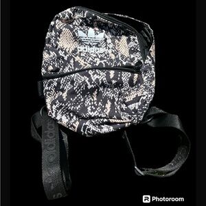 Adidas Black and Cream Mini Bag